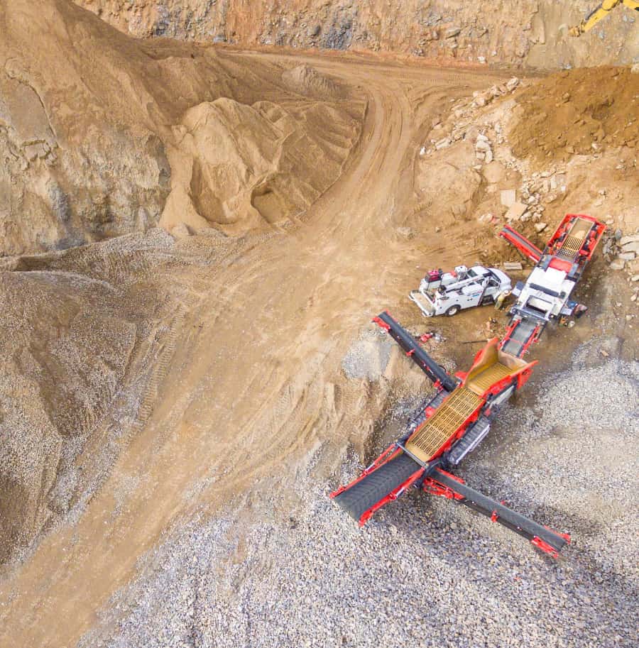 Rock Quarry in Barstow California