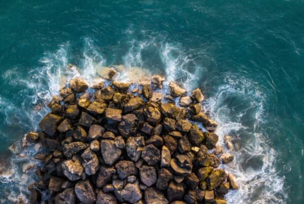 granite riprap at Lynx Cat Mountain Quarry in Southern California